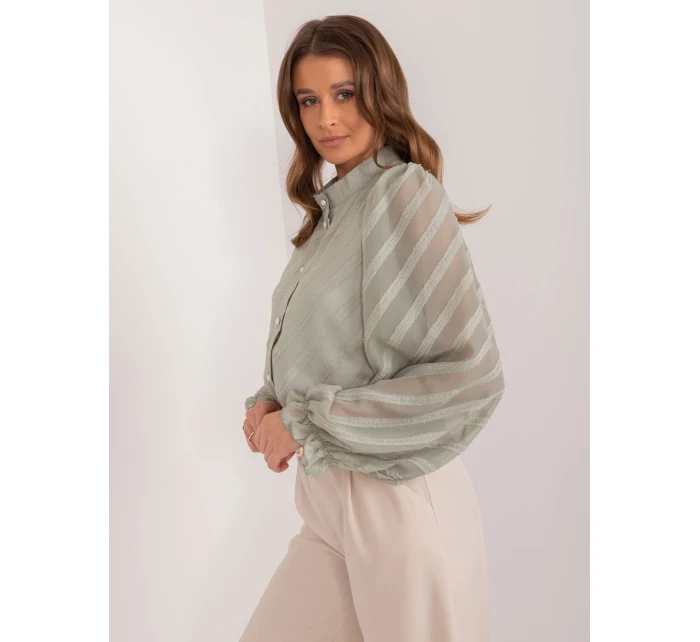 Košeľa LK KS 509588.98 pistácií Košeľa LK KS 509588.98 pistácií