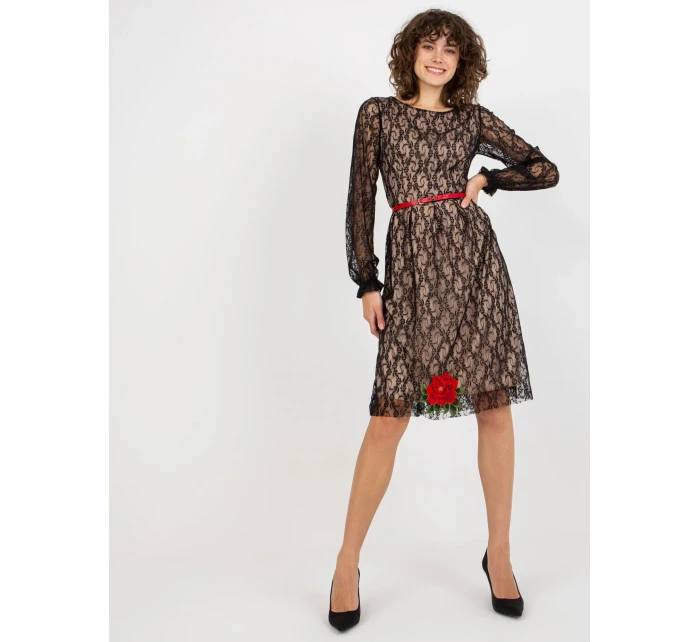 LK SK 507018 šaty.60P čierna