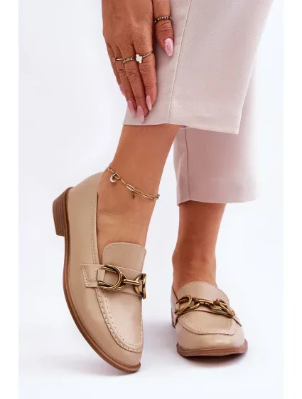 Klasické dámské mokasíny Béžové Lorien