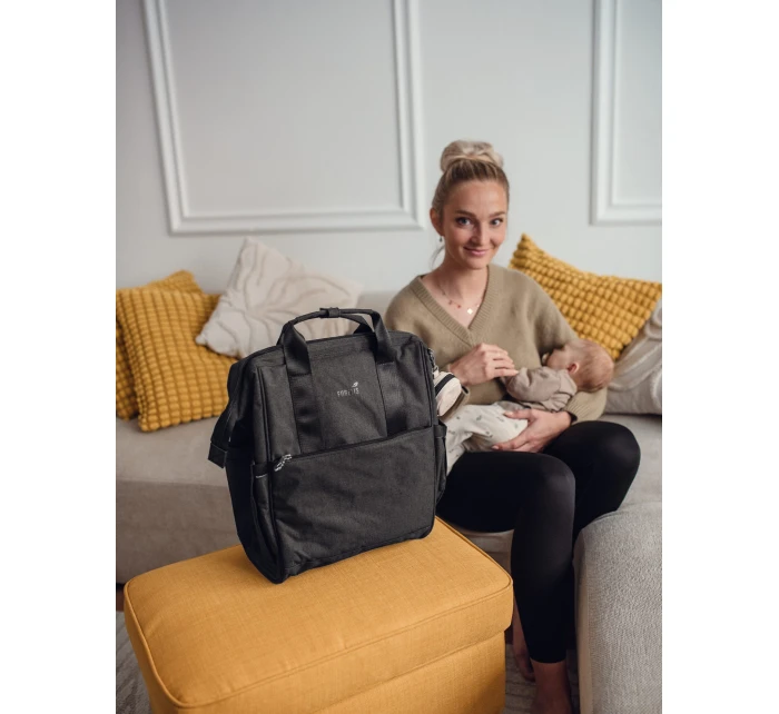 Engelis Vuch Eloa Black Dámsky batoh na kočík Engelis Vuch Eloa Black Dámsky batoh na kočík