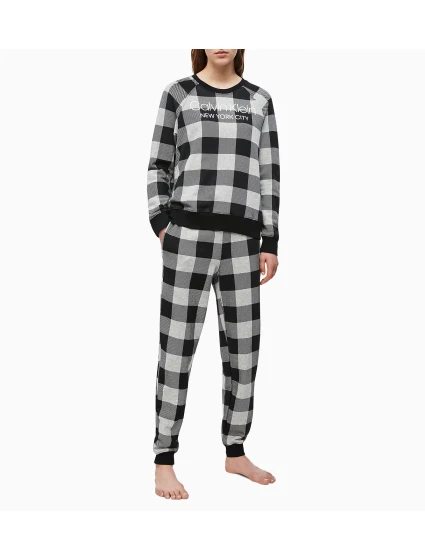 Dámska mikina QS6301E-2ZJ sivočierna - Calvin Klein