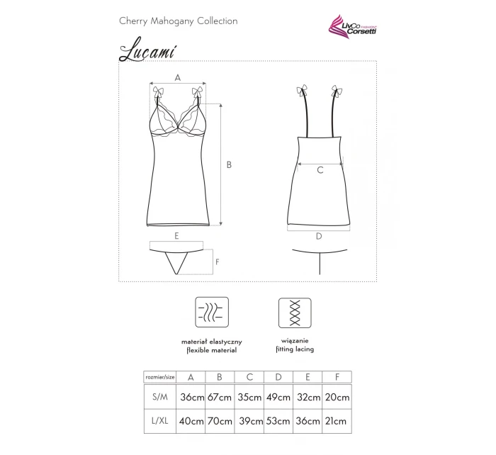 Krásna košieľka Lucami - LivCo Corsetti