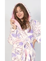 Dámsky župan krátky s kapucňou Méďa