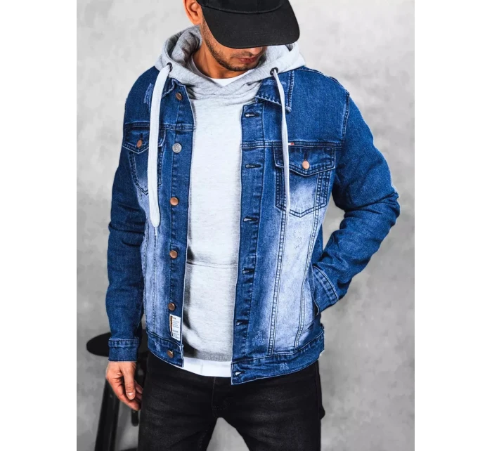 Pánska modrá džínsová bunda FashionStreet TX4365