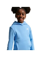 Detská mikina Nike Sportswear Club Fleece, svetlo modrá, FD3000 497 Detská mikina Nike Sportswear Club Fleece, svetlo modrá, FD3000 497