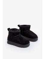 Dětské zimní boty černé model 21639780 - Boto Dětské zimní boty černé model 21639780 - Boto