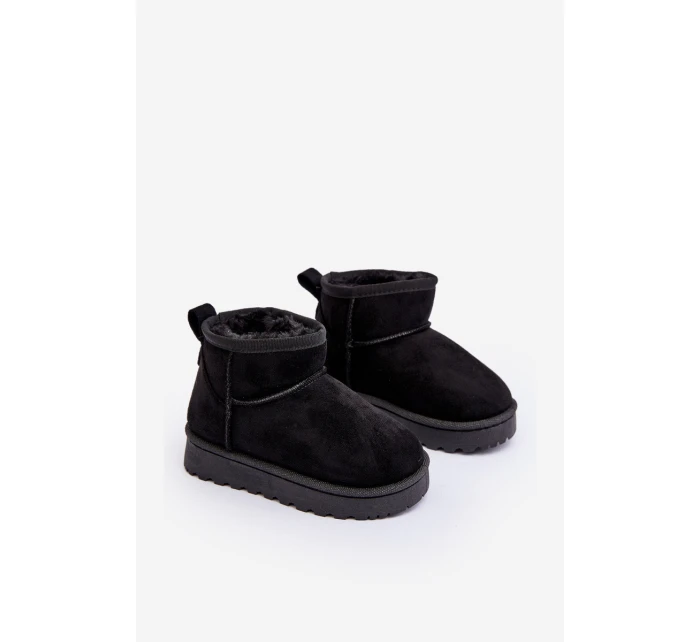 Dětské zimní boty černé model 21639780 - Boto Dětské zimní boty černé model 21639780 - Boto