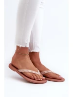 Ploché Dámské Žabky  Růžové model 21661938 - Zaxy
