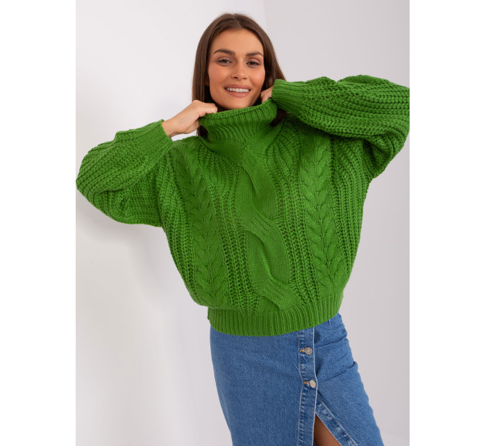 Sweter AT SW 2350.91P zielony