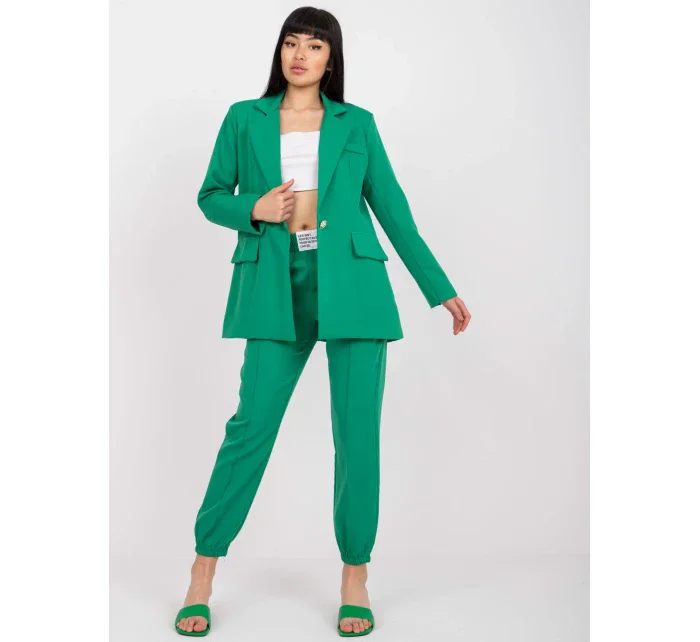 Dámsky kabát DHJ MA 15556 svetlo zelený Dámsky kabát DHJ MA 15556 svetlo zelený