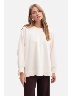 Pletená mikina volného střihu model 21379936 - BeWear