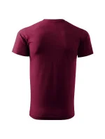 Basic tričko pánske garnet