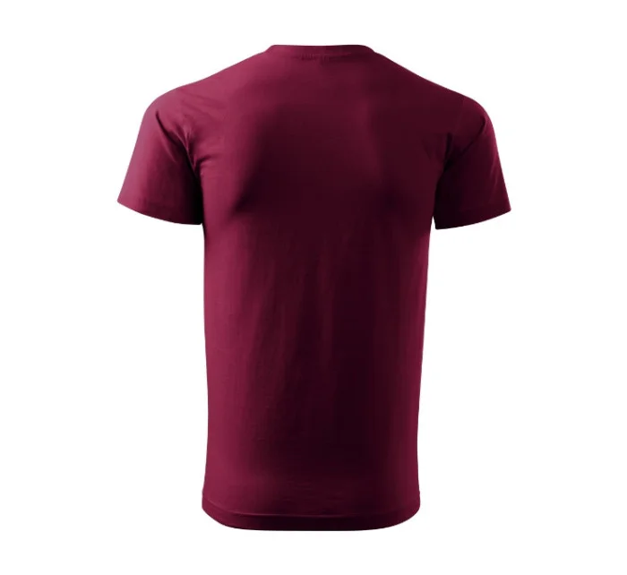 Basic tričko pánske garnet