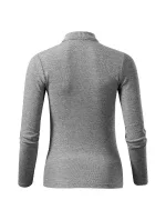Polokošeľa Pique Polo LS tmavo šedá