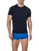 Pánske tričko 2pcs 111267 9P717 27435 tmavo modrá - Emporio Armani