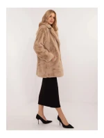 Dámsky kabát TW CZ BI G230119.32 svetlohnedý - Fashion Classic