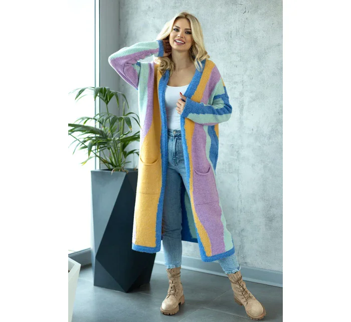 Sveter na zapínanie model 171307 PeeKaBoo