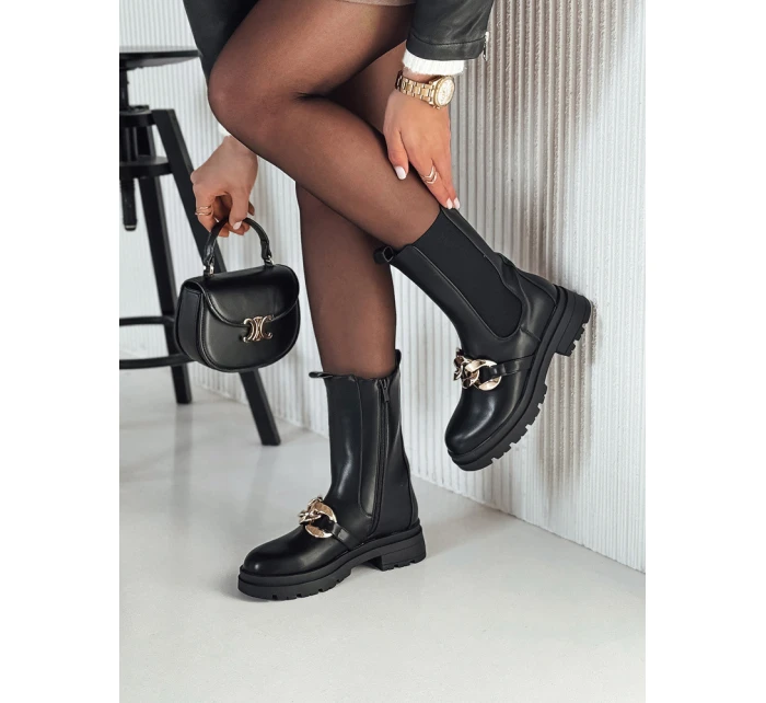 Dámské boty black Dstreet model 21981248 - FashionStreet Dámské boty black Dstreet model 21981248 - FashionStreet