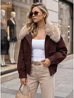 kurtka zimowa damska z bordowa model 22324215 - FashionStreet