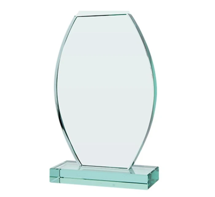 Sklenená trofej s matným podstavcom