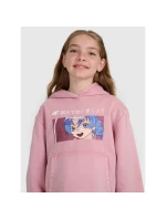 Dívčí mikina s kapucí model 21868360 - 4F Dívčí mikina s kapucí model 21868360 - 4F