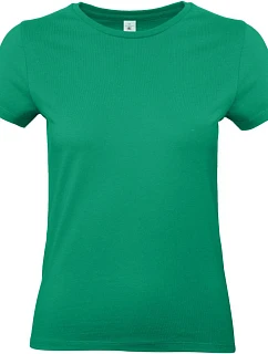 B&C #E190 /women Dámské tričko z těžké bavlny 01.004T kelly green