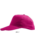SOL'S Sunny Kids Dětská 5 panelová kšiltovka model 22525372 fuchsia SOL'S Sunny Kids Dětská 5 panelová kšiltovka model 22525372 fuchsia