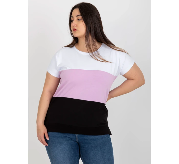 Bluzka RV BZ model 18617610 jasny fioletowy - FPrice Bluzka RV BZ model 18617610 jasny fioletowy - FPrice