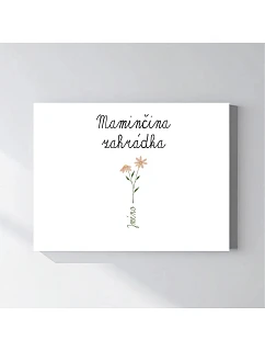Personalizovaný magický fotob obraz v ráme – 30x40 – kvetinová záhradka