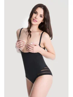 Body so šnúrkou 119 čierne - Julimex