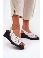 Model topánok na podpätku 213013 Krok v štýle