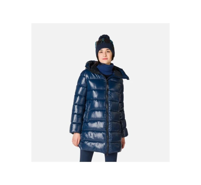 Rossignol W Shiny Parka bunda námořnická modrá Rossignol W Shiny Parka bunda námořnická modrá