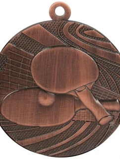 Medal brązowy - tenis model 21830047 - medal stalowy