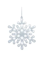 Závesná dekorácia snehová vločka 12x12 CM MODEL 4 Závesná dekorácia snehová vločka 12x12 CM MODEL 4
