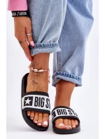 Dámské klasické pantofle Big Star model 21610715 Černá - Big Star Shoes Dámské klasické pantofle Big Star model 21610715 Černá - Big Star Shoes