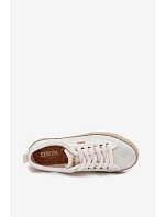 Dámské espadrilles Trampki na platformě Big Star TT274346 Ecru