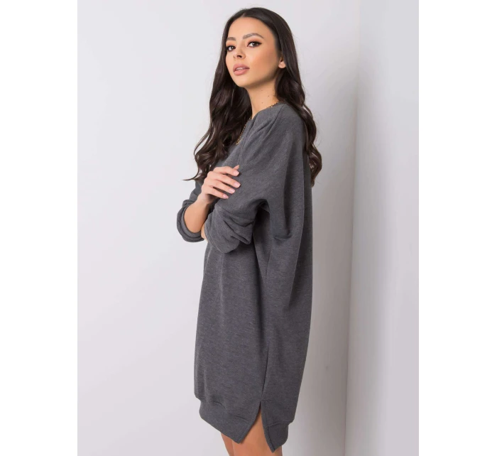 Šaty RV SK 6019.67 tmavo šedé