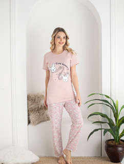 Dámske pyžamo PD005-W-01 ružové - NOVITI