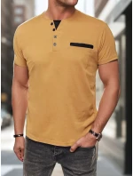 Pánske polo tričko ala khaki FashionStreet RX5632