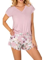 Dámske pyžamo Nicola 1/2 ružové - Donna