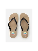 Plážové šľapky RIP CURL Icons Of Surf Bloom Open Toe, béžové