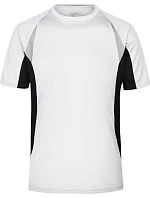 JN Pánské běžecké tričko 02.0 white/black model 22486513 - Daiber