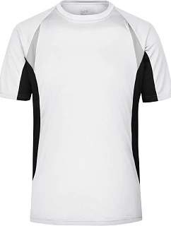 JN Pánské běžecké tričko 02.0 white/black model 22486513 - Daiber