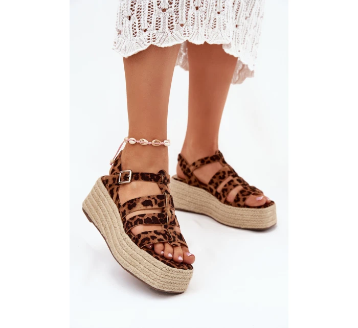Dámské sandály s pásky a pletením model 21698921 - Boto