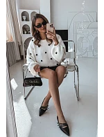 Lakované baleríny s pruhy Černé model 21757593 - Boto