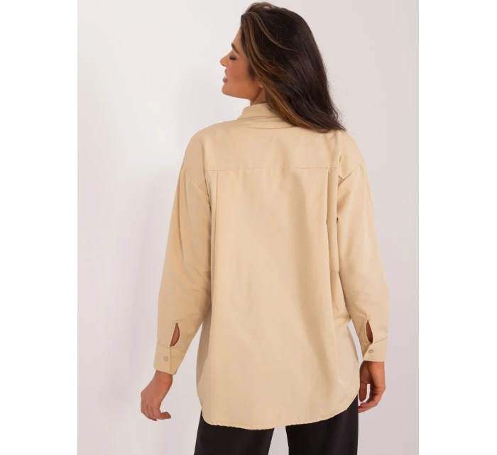 Košeľa BA KS 0286.99 béžová