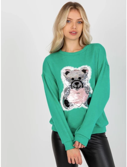 Halenka LK BZ tyrkysová model 17828153 - FPrice Halenka LK BZ tyrkysová model 17828153 - FPrice