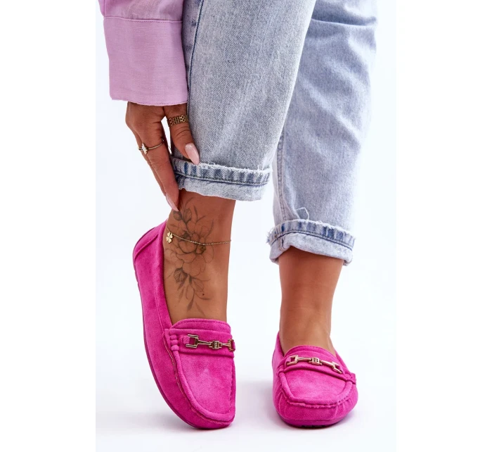 Dámske klasické semišové mokasíny ružové Corinell Dámske klasické semišové mokasíny ružové Corinell