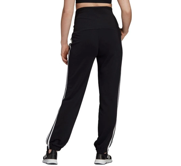 Dámske tehotenské nohavice / tepláky Essentials W GS8614 Black and White - Adidas Dámske tehotenské nohavice / tepláky Essentials W GS8614 Black and White - Adidas