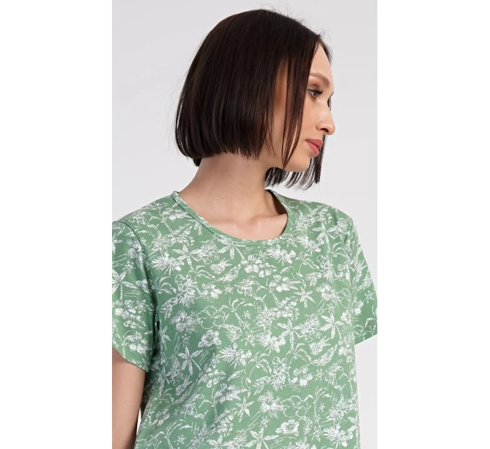 Dámska nočná košeľa s krátkym rukávom Hawaii Dámska nočná košeľa s krátkym rukávom Hawaii